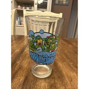 Teenage Mutant Ninja Turtles Leonardo Donatello Raphael Michelangelo 16oz Glass